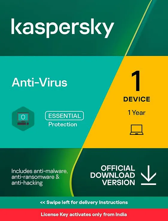 1 User, 1 Year, Kaspersky Anti-Virus - Image 1