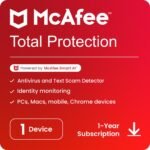1 User, 1 Year, McAfee Total Protection - Image 2