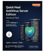 Quick Heal Antivirus Server Edition - Renewal, 1 Server, 3 Years, Email Delivery