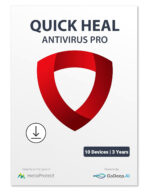 Quick Heal Antivirus Pro - 10 Users, 3 Years, Email Delivery