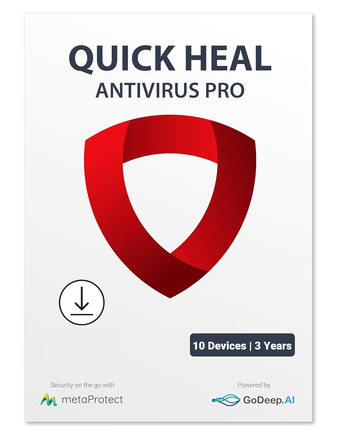 61hT7fAd57L._SL1500_ Quick Heal Antivirus Pro - 10 Users, 3 Years, Email Delivery - Image 1