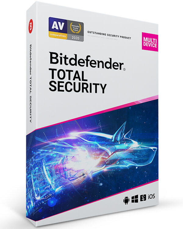 Bitdefender Total Security - 1 User, 2 Years, Email Delivery