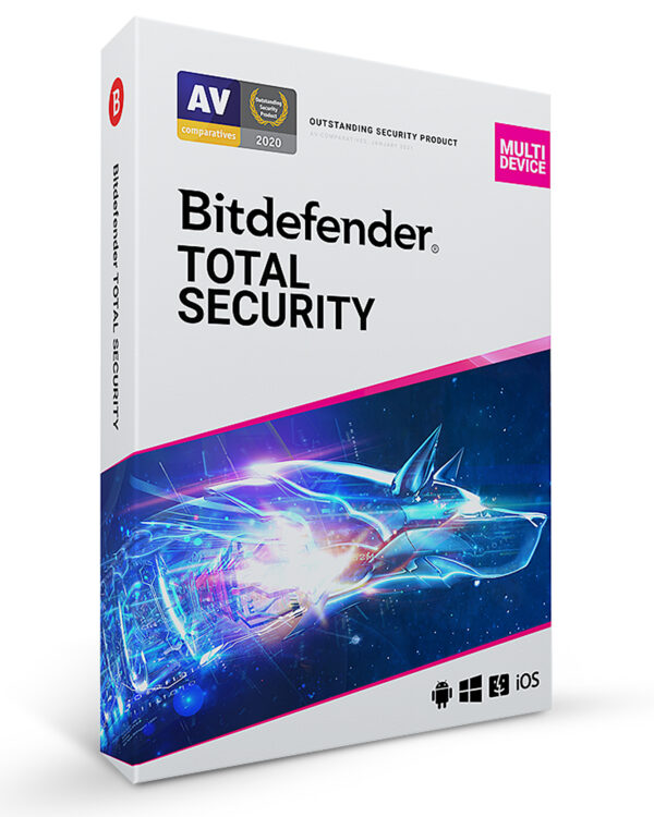 Bitdefender Total Security - 1 User, 1 Year, Email Delivery