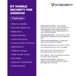 K7 Mobile Security for Android - 1 User, 1 Year, Email Delivery - Image 2