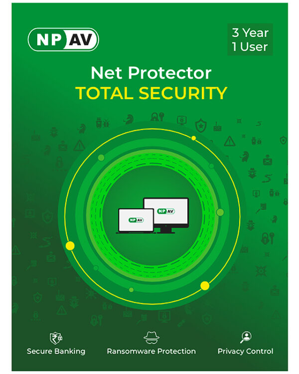 Net Protector NPAV Total Security – 1 User, 3 Years, Email Delivery