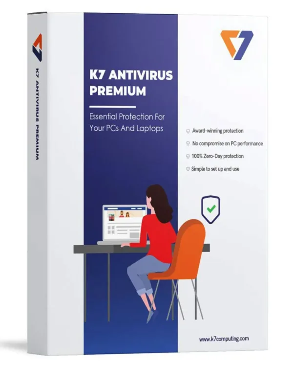 K7 Antivirus Premium - 1 User, 1 Year, Email Delivery