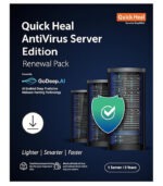 Quick Heal Antivirus Server Edition - Renewal, 1 Server, 3 Years, Email Delivery
