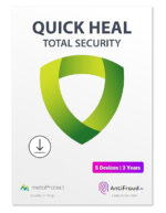 Quick Heal Total Security - 5 Users, 3 Years, Email Delivery