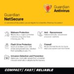 Guardian NetSecure Antivirus - 1 User, 1 Year, Email Delivery - Image 2